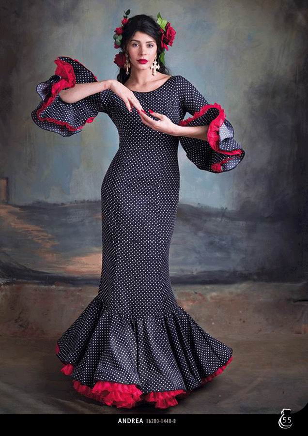 Vestido de Flamenco. Modelo Andrea. 2022